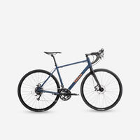 Comfortable. Light Carbon Fork And Disc Brake Rc 120 Road Bike. Blue - XL