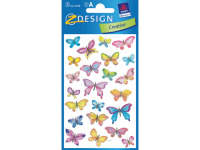 papieretiket Z-design Creative pakje a 3 vel vlinders