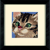 Needlepoint Kit: Mini: Cross-Eyed Kitty