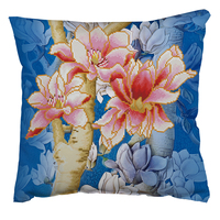 Diamond Painting Kit: Cushion: Magnolias on Blue 1