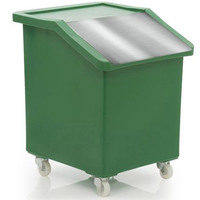 90 Litre Mobile Ingredients Trolley - Stainless Steel (R205C) - Green