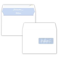 Buste con finestra Pigna Envelopes Silver90 90 g/m² 162x229 mm bianco conf. 500 - 0207859