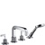 HANSGROHE 39446000 4-Loch Wannenrandarmatur AXOR CITTERIO DN 15 m Hebelgriffen