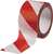 NORDWEST Handel AG Taśma znakowania PCW czerwony/biały długość 66 mm, szerokość 60 mm rolka