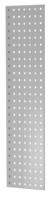 Lochplatten-Seitenblende, 90 x 1000 x 300 mm (H x T), RAL 7035 lichtgrau