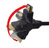 High-Speed-HDMI®-Kabel mit Ethernet, beidseitig knickbar, vergoldete Stecker, 3m, Good Connections®