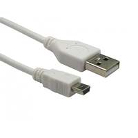 CDL 3M USB 2.0 A-MINIB 5 Pin Wht