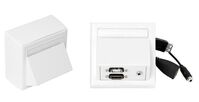 Wall HDMI, USB + AUD 3,5mm . Wall Outlets