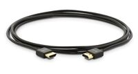 HDMI (m) to HDMI (m) cable 2.0 (4K@60Hz), super slim, 0.5 m, black HDMI Cables
