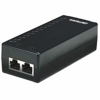 PoE Adapter & Injector Power over Ethernet (PoE) IEEE 802.3af, 1-Port, 48V, black