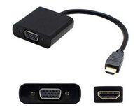 HDMI to VGA Adapter 701943-001, VGA (D-Sub), HDMI Type A (Standard), Male, Female, Black HDMI Adapter