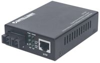 Gigabit Singlemode 20km Gigabit Ethernet Single Mode Media Converter, 10/100/1000Base-T to 1000Base-Lx (SC) Single-Mode, 20km (Euro