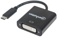 Usb-C To Dvi-D Converter , Cable, 4K@30Hz, Black, 8Cm, ,