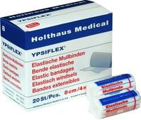 YPSIFLEX Elastische Mullbinde Klinikpackung Holthaus 12 cm x 4 m (20 Stück), Detailansicht