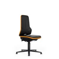 NEON ESD industrial swivel chair, floor glides