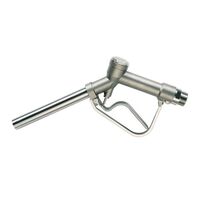 Manual pump pistol made of stainless steel 1.4571