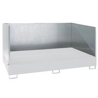 Splash protection wall, 3-sided