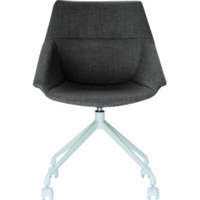 Stuhl Luge Kunststoff VE=2 Stück weiß/anthrazit