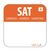 Vogue Dissolvable Saturday Food Safety Day Labels - 20mm Pack of 1000