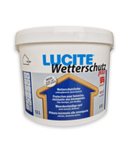 LUCITE Wetterschutzfarbe plus WEIß - 12 Liter