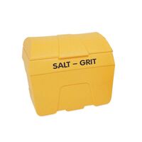 200L Slingsby heavy duty salt and grit bins - Without hopper feed (Yellow)