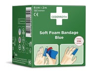 Cederroth Soft Foam Bandage Blue 6 cm x 2m