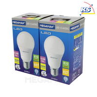 2er-Pack LED Birnenlampe CLASSIC A60, E27, 9.5W 2800K 810lm, opal
