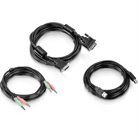 TRENDnet TK-CD15 Kit de câble KVM Audio, USB, DVI-I, 4,5m