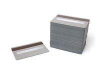 Silver Premium 760 Micron Cards With Hi-Co Magnetic Stripe & Signature Strip Pan