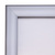 Cadre porte affiche étanche "Eco 35/25" / cadre clic clac / Panneau d'information en aluminium | DIN B1 (700 x 1.000 mm) 766 x 1.066 mm 696 x 996 mm