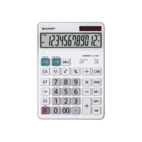 Sharp EL-340W asztali számológep, 12 számjegyű LCD kijelző