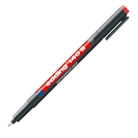 Edding 140 OHP permanens marker vekony heggyel, piros