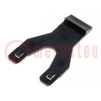 Fastening clip; Series: PT; plastic; 29mm