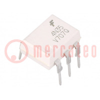 Optokoppler; THT; Ch: 1; OUT: Transistor; UIsol: 4,17kV; Uce: 30V