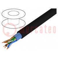 Wire; Alpha Essential Flexing Ethernet,U/UTP; 4x2x24AWG; 5e