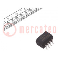 Optocoupler; SMD; Ch: 2; OUT: transistor; Uisol: 5,3kV; Uce: 80V; SO8