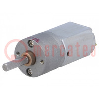 Motor: DC; with gearbox; 6VDC; 2.9A; Shaft: D spring; 470rpm; 31: 1