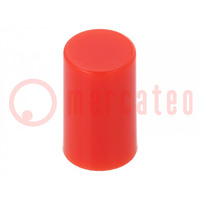 Button; 15.4mm; red