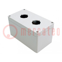 Enclosure: for remote controller; IP66; UL94-5V; X: 90mm; Y: 160mm