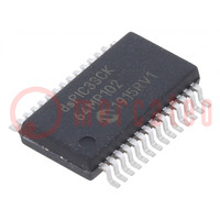 IC: microcontrôleur dsPIC; 64kB; 8kBSRAM; SSOP28; DSPIC; 0,65mm