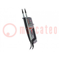Tester: electrical; LEDs,LCD; 4-digit; 12÷1000VAC; 40÷400Hz; IP64