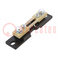 Current shunt; 200A; Class: 0.2; 60mV; for DIN rail mounting