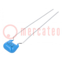 Capacitor: ceramic; 100nF; 630V; X7R; ±10%; THT; 5mm