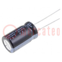 Condensator: elektrolytisch; THT; 10uF; 450VDC; Ø12x20mm; ±20%