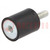 Vibration damper; M6; Ø: 20mm; rubber; L: 25mm; Thread len: 18mm