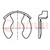 Circlip; spring steel; Shaft dia: 16mm; BN 13194; Ring: external