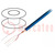Leiding: microfoon-; 2x0,22mm2; blauw; OFC; -15÷70°C; PVC
