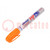 Marker: with liquid paint; orange; PAINTRITER+ HP; Tip: round