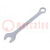 Wrench; combination spanner; 18mm; Chrom-vanadium steel; L: 220mm
