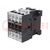 Contactor: 3-pole; Auxiliary contacts: NO; 24VAC; 18A; J7KN; 690V